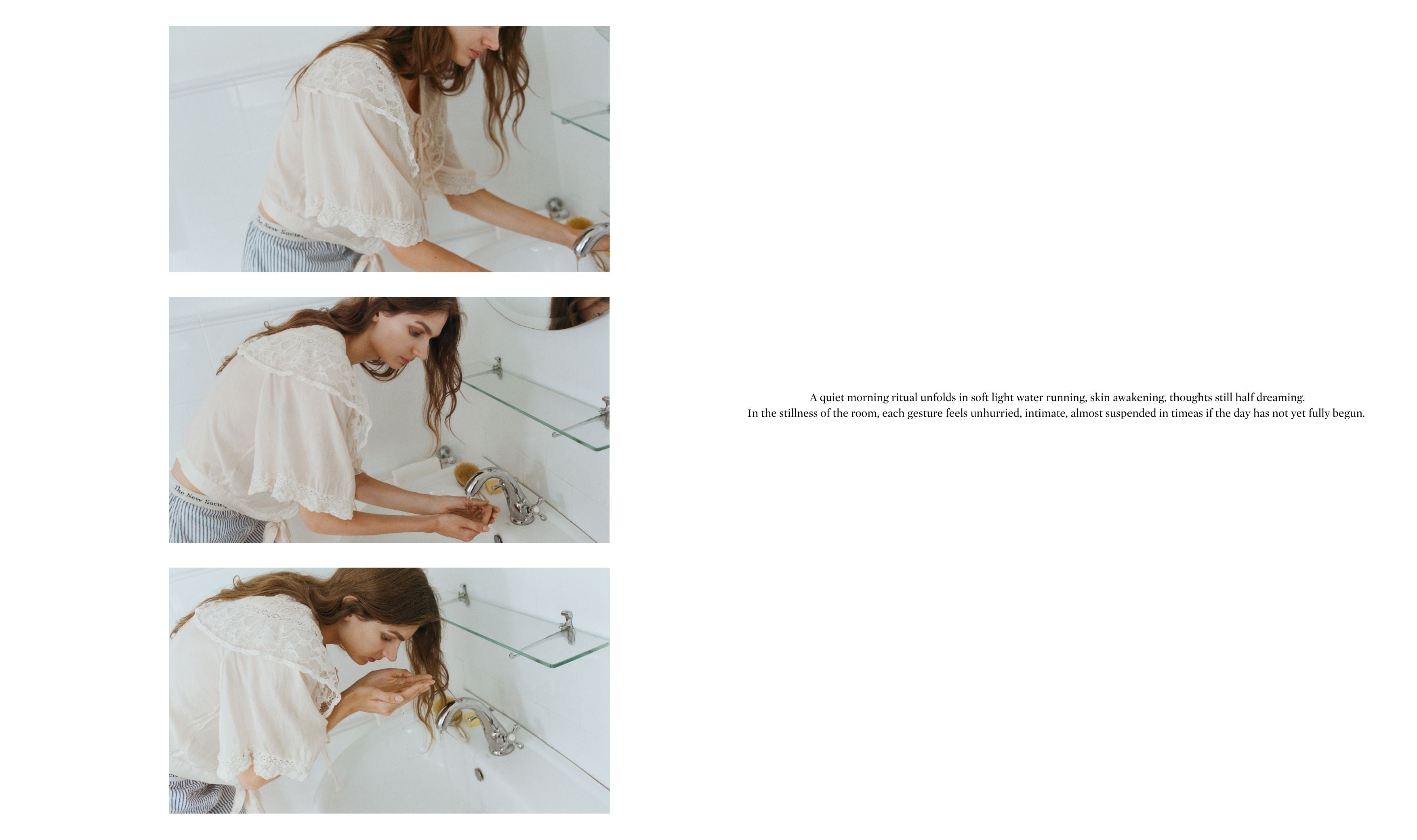 Viscose silk blouse featuring elegant and delicate lace details, with front openings and tie closures that add a refined, feminine touch. 