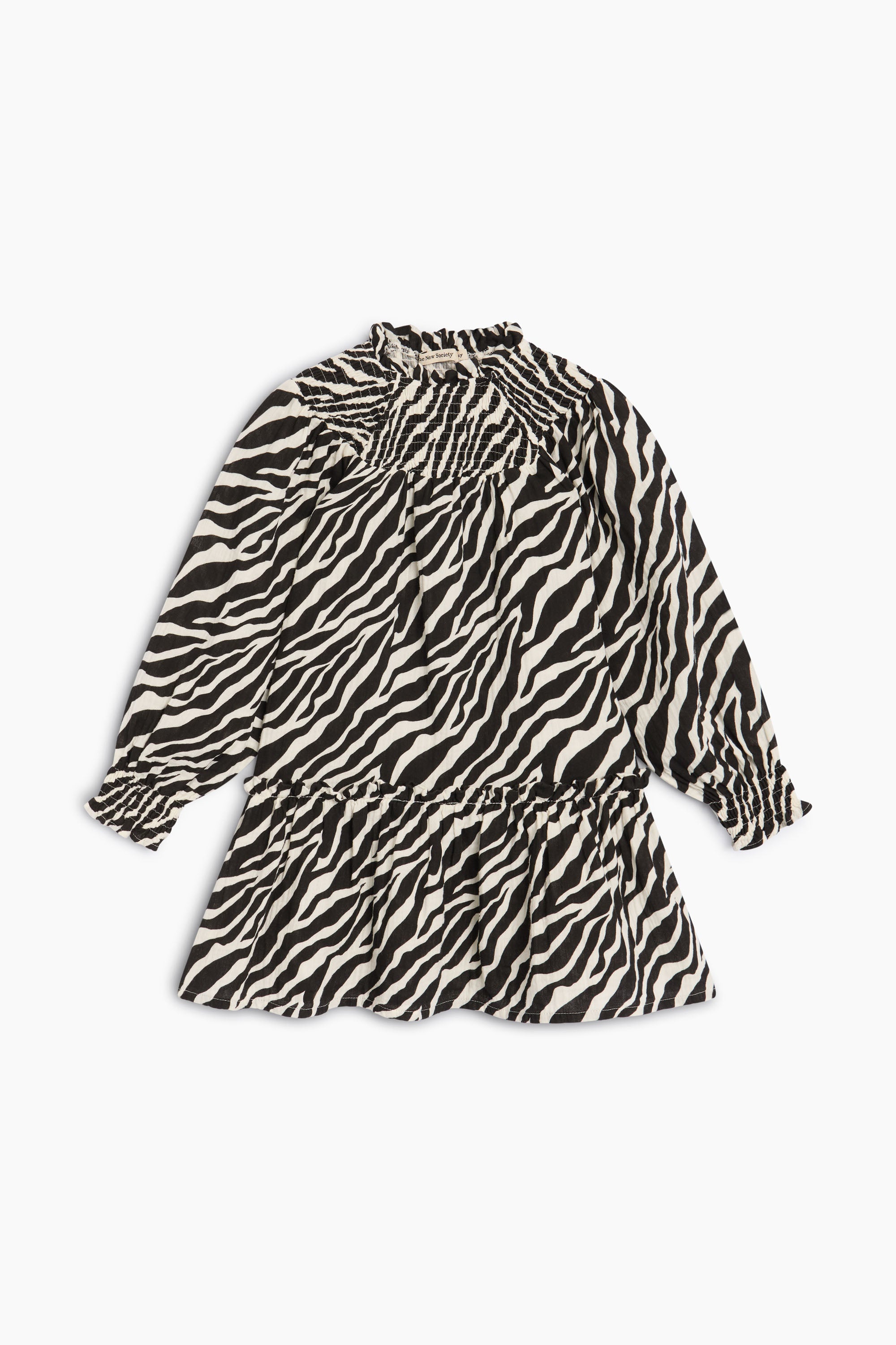 Zephyr Dress Zebra Print