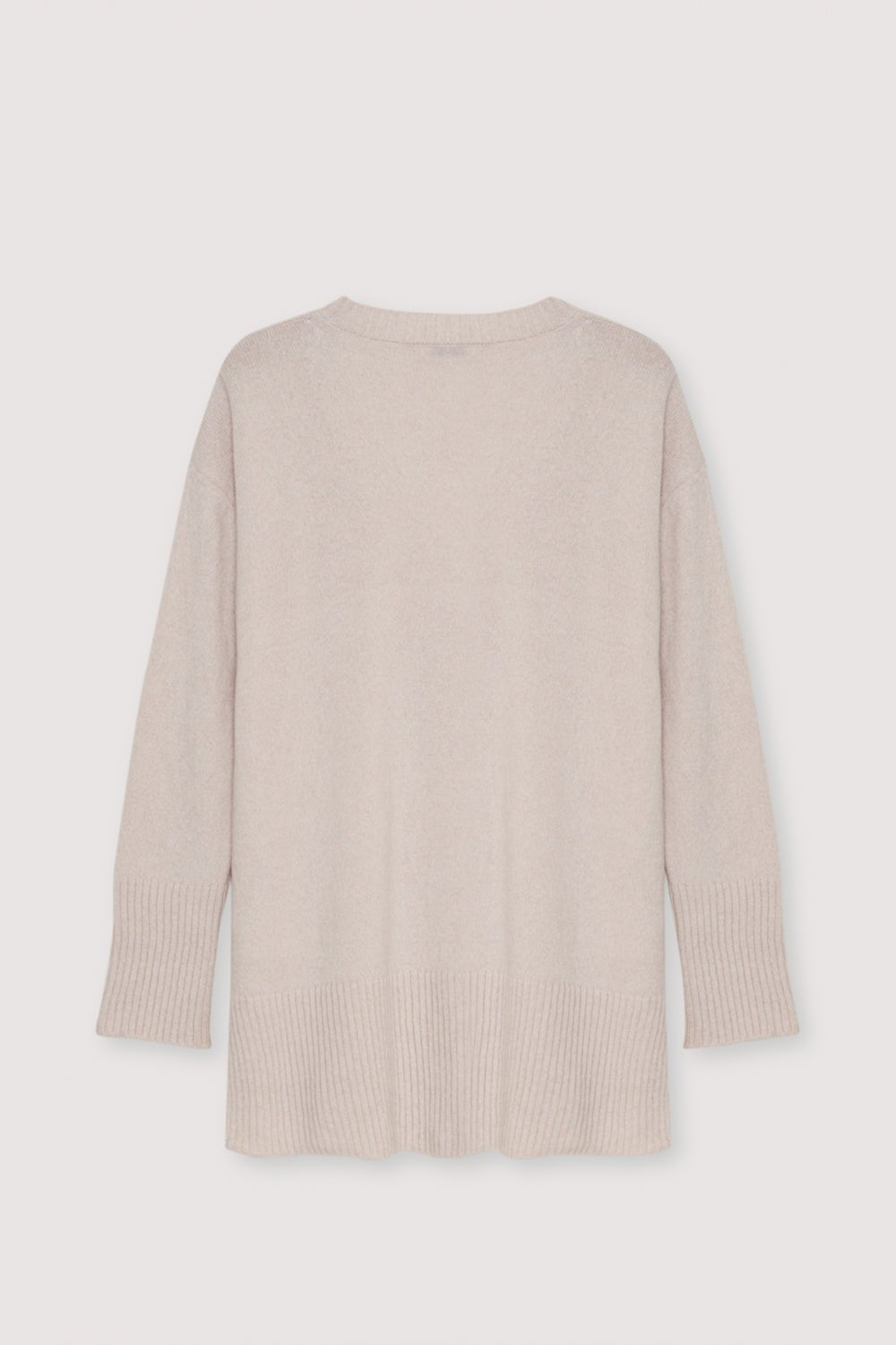 Cardigan oversize en maille cachemire avec boutons ton sur ton.