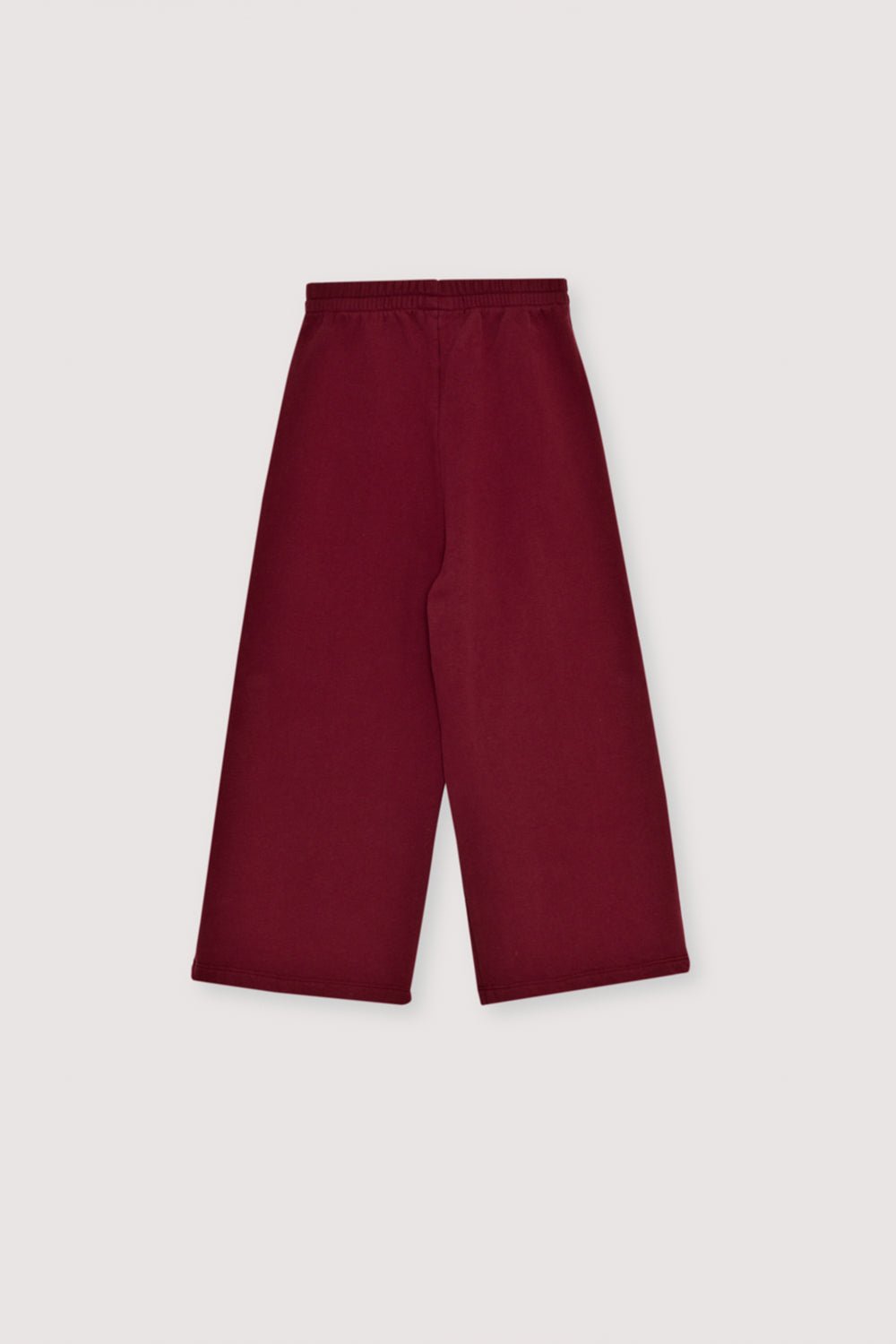 Cotton brushed fleece jogging with a straight-leg fit and an adjustable waistband with a drawstring. Brushed on the inside and outside.