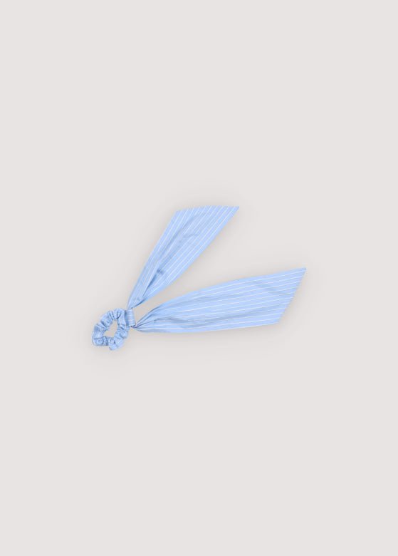 Aura Woman Scrunchie Vista Blue Stripes_SamplingAccessories