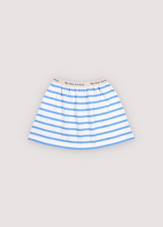 Burnet Teen Skirt Vista Blue Jersey Stripes_Samplingskirt