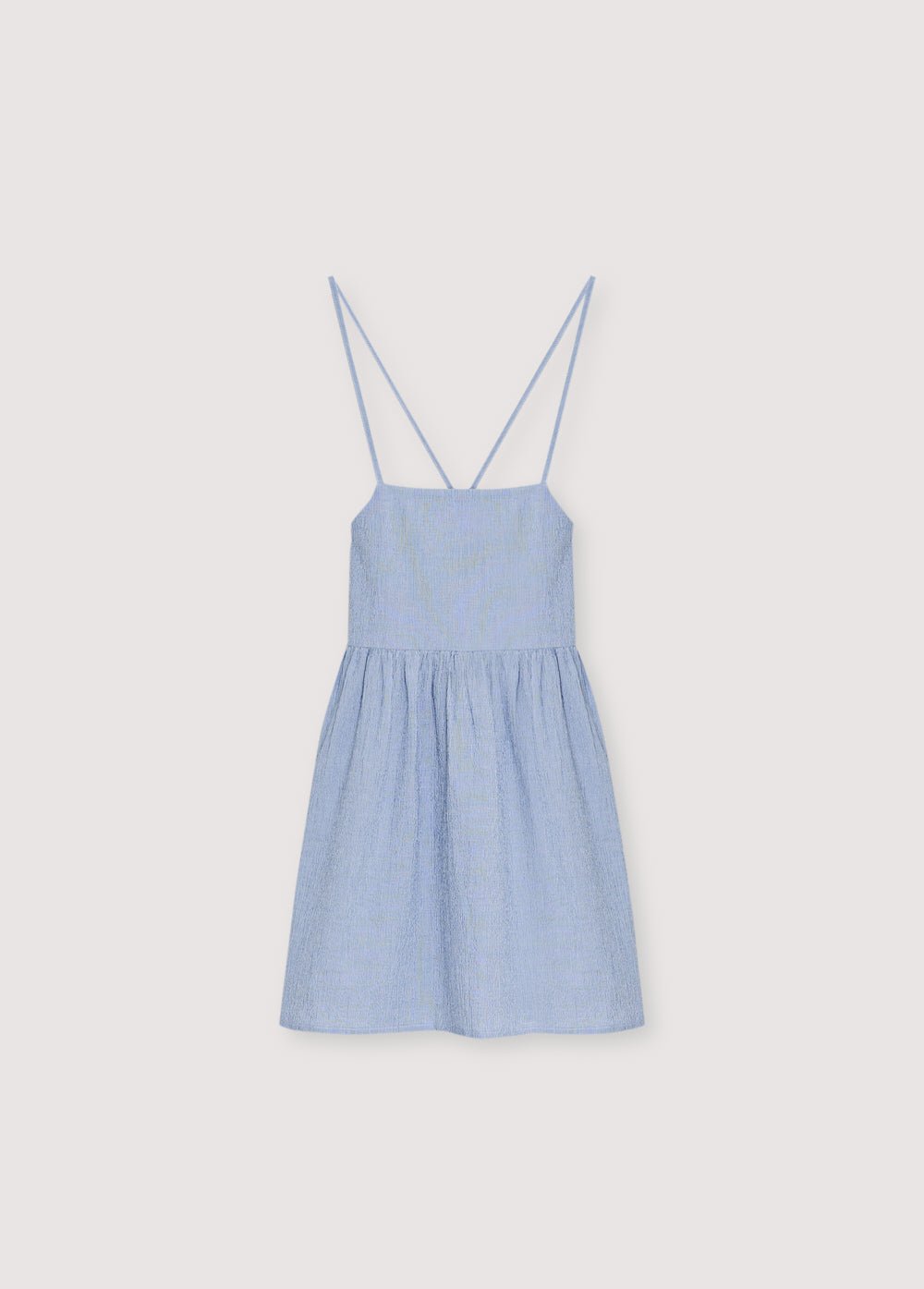 Cloe Teen Dress Summer Midnight Pinstripes