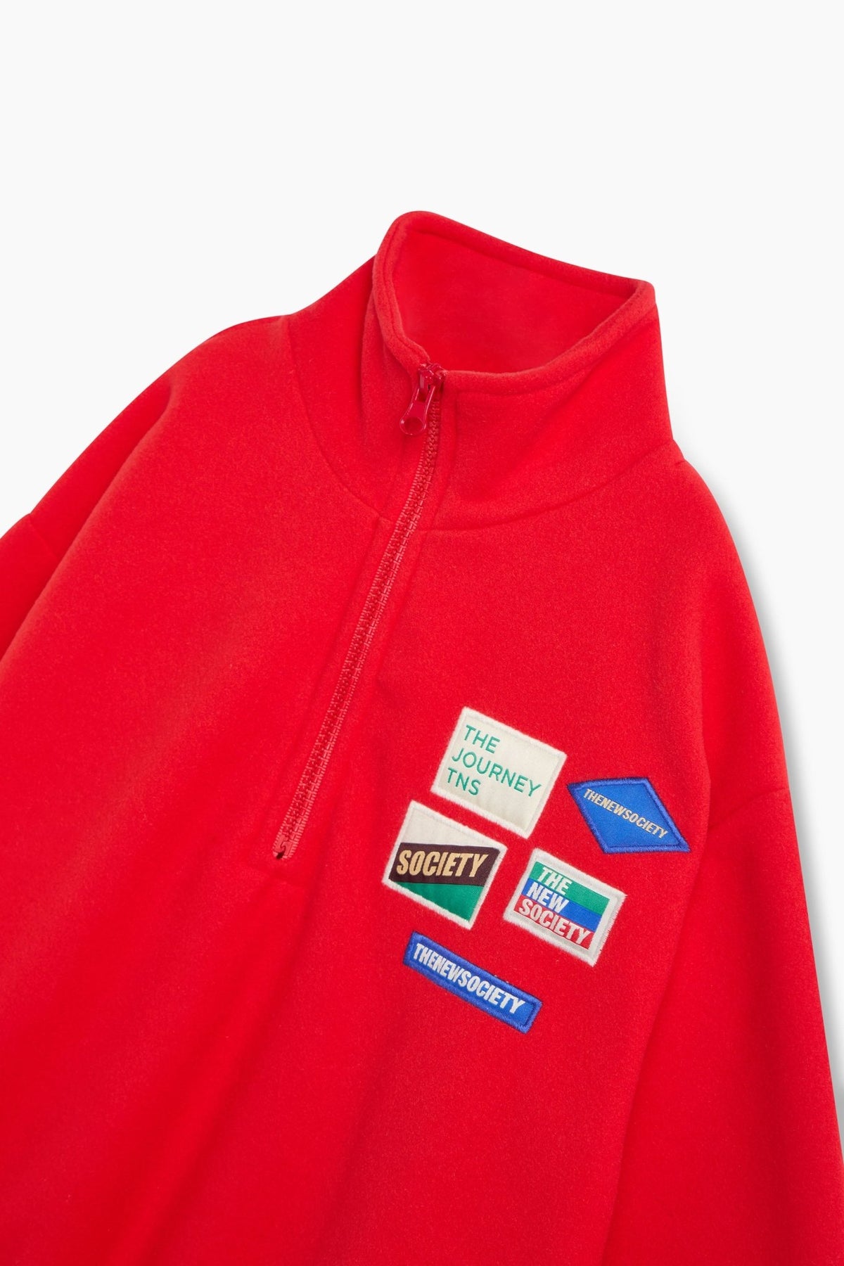 Sudadera Polar Cloudy Rojo Chino