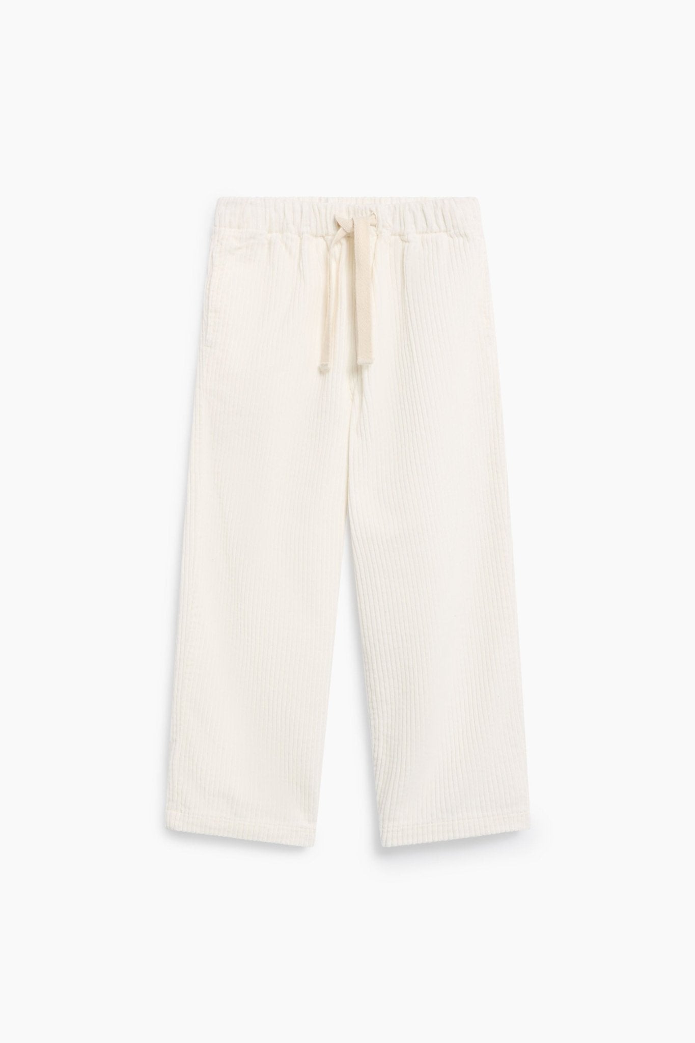 Elio Corduroy Trouser Whisper White