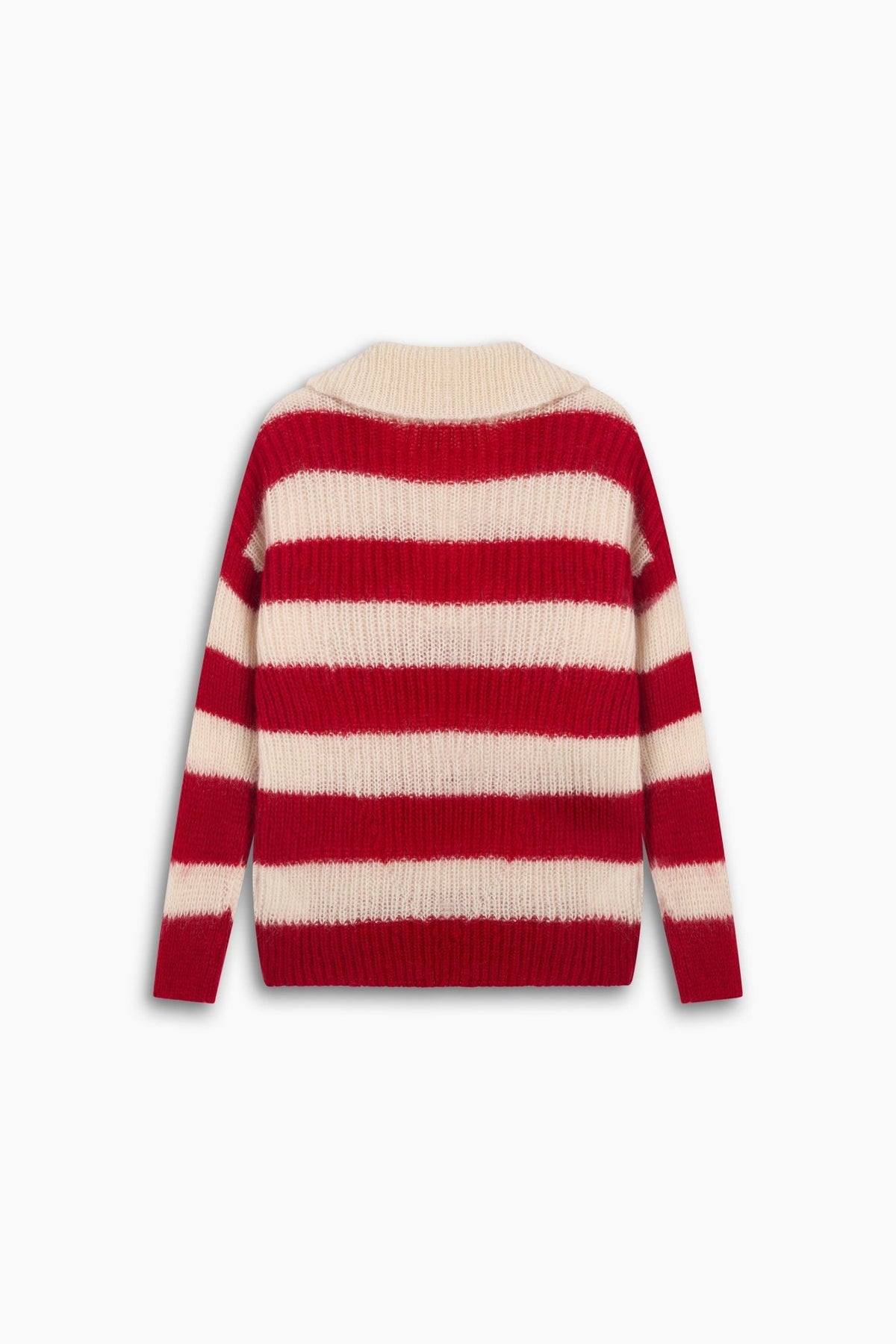 Ellie Woman Polo Chinese Red Stripe