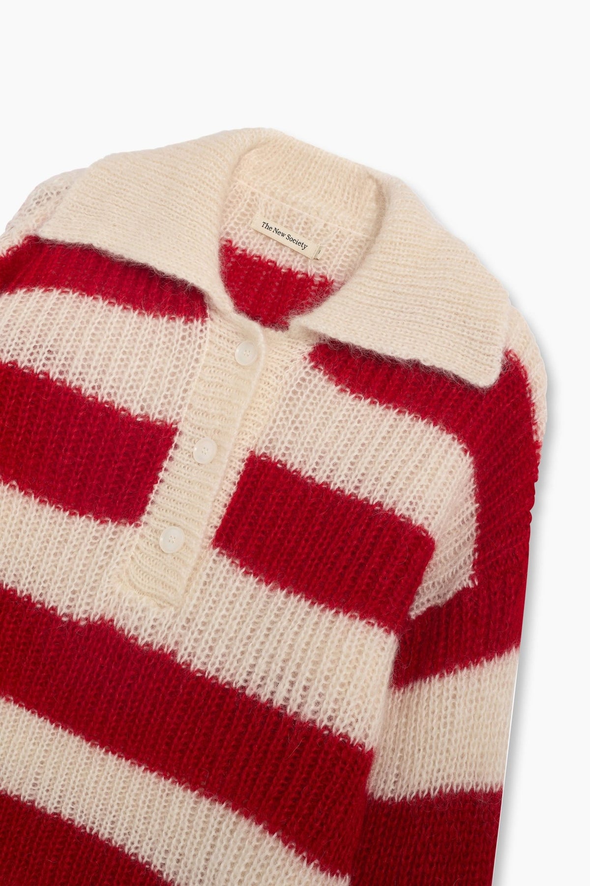 Ellie Woman Polo Chinese Red Stripe