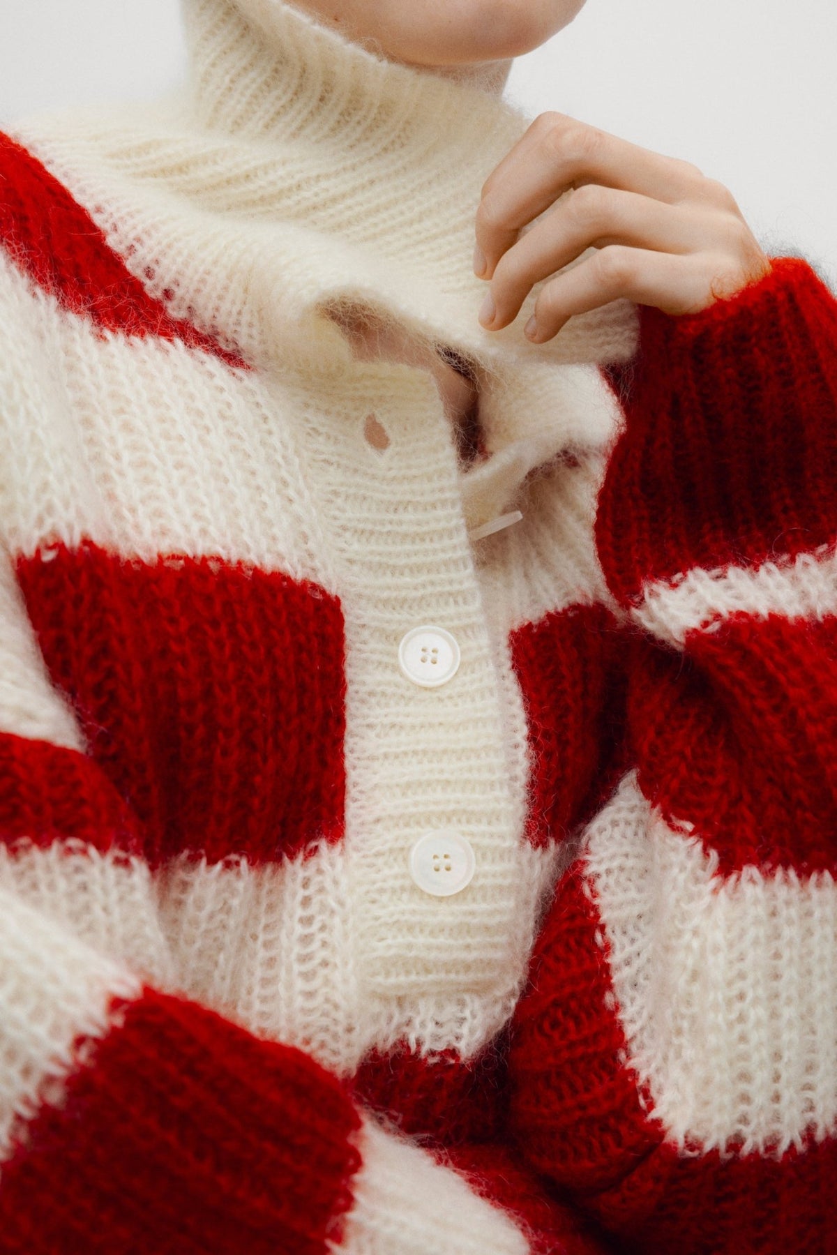 Ellie Woman Polo Chinese Red StripeJumper