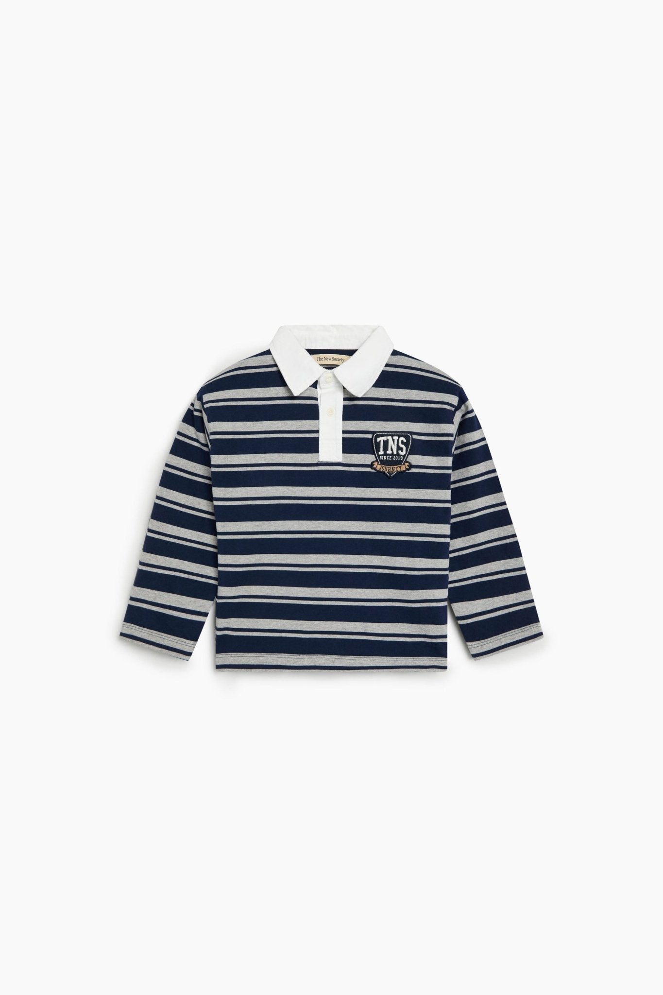 Glowee Polo Black Iris StripePolos