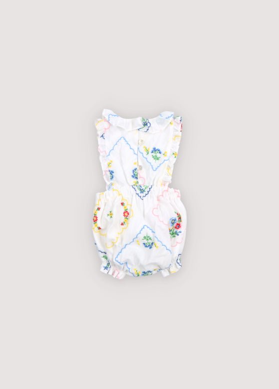 Jacinthe Baby Romper Multicolor Embroidery_SamplingRompers