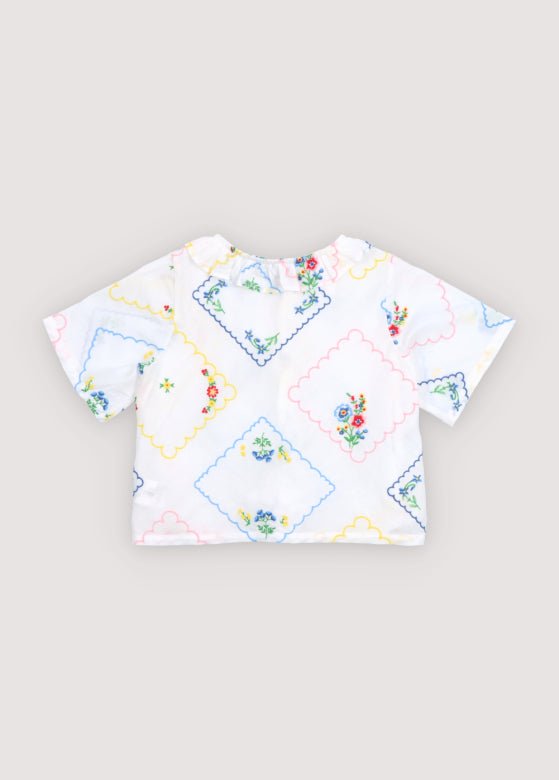 Jacinthe Blouse Multicolor Embroidery_SamplingBlouse