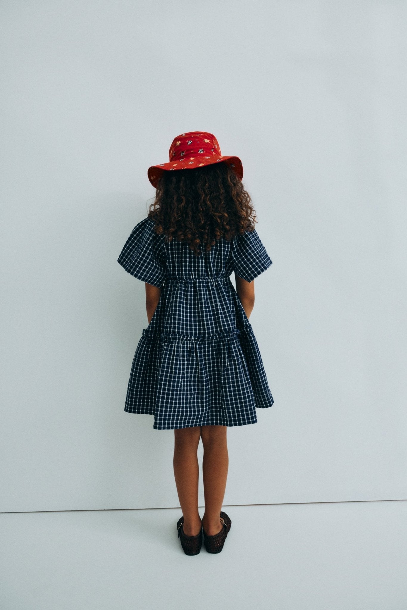 Jasmine Dress Summer Midnight Checks