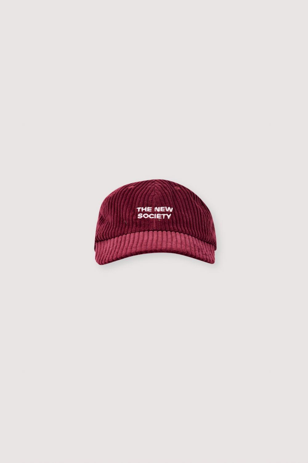 Corduroy cap with contrasting brand embroidery. Perfect for pairing with the Mikel bomber or any other look from the collection. Adjustable at back.