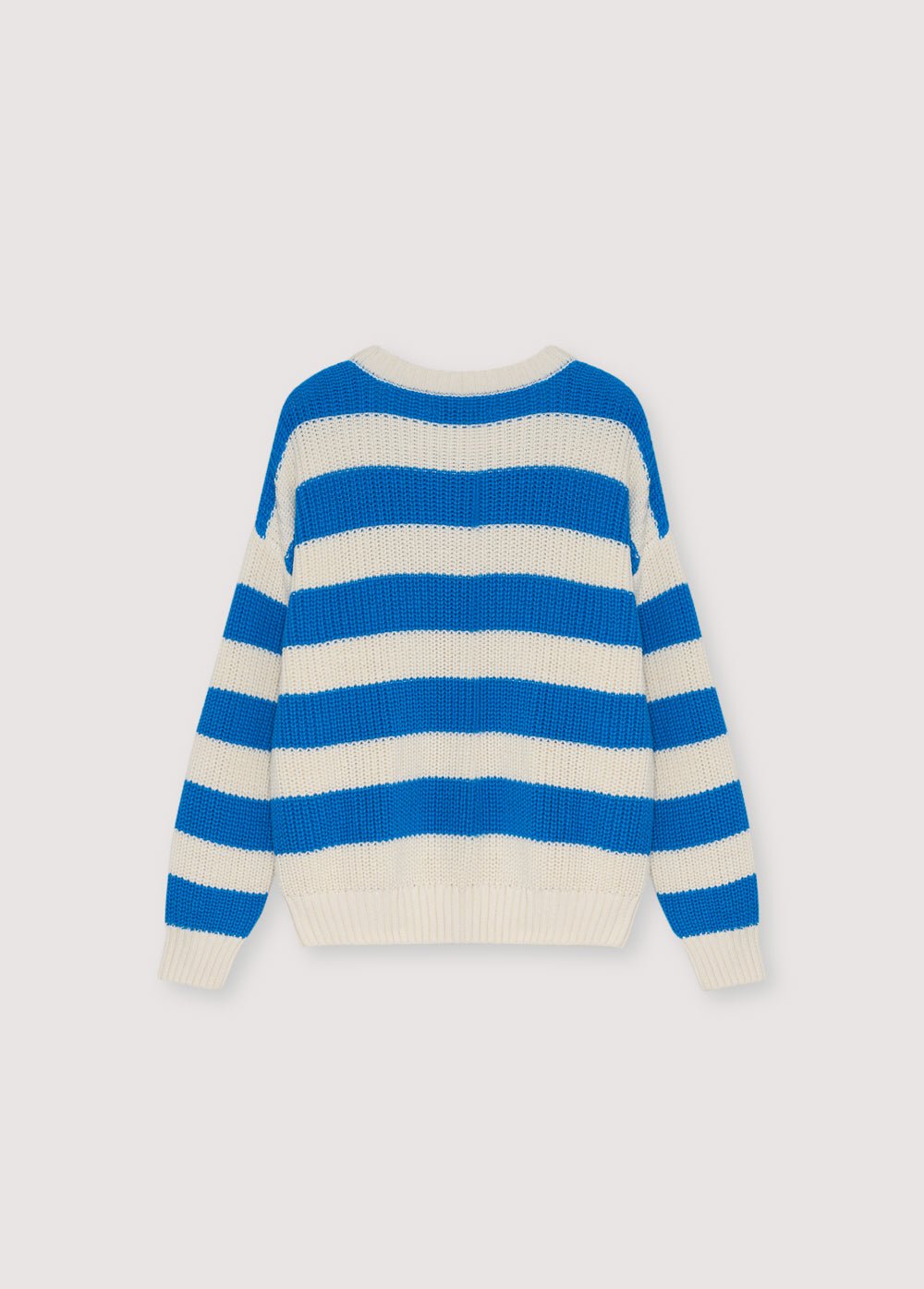 Musa Woman Jumper Pool Blue Stripes_SamplingJUMPER
