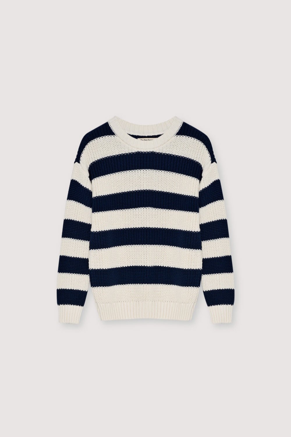 Musa Woman Jumper Summer Midnight Knit Stripes