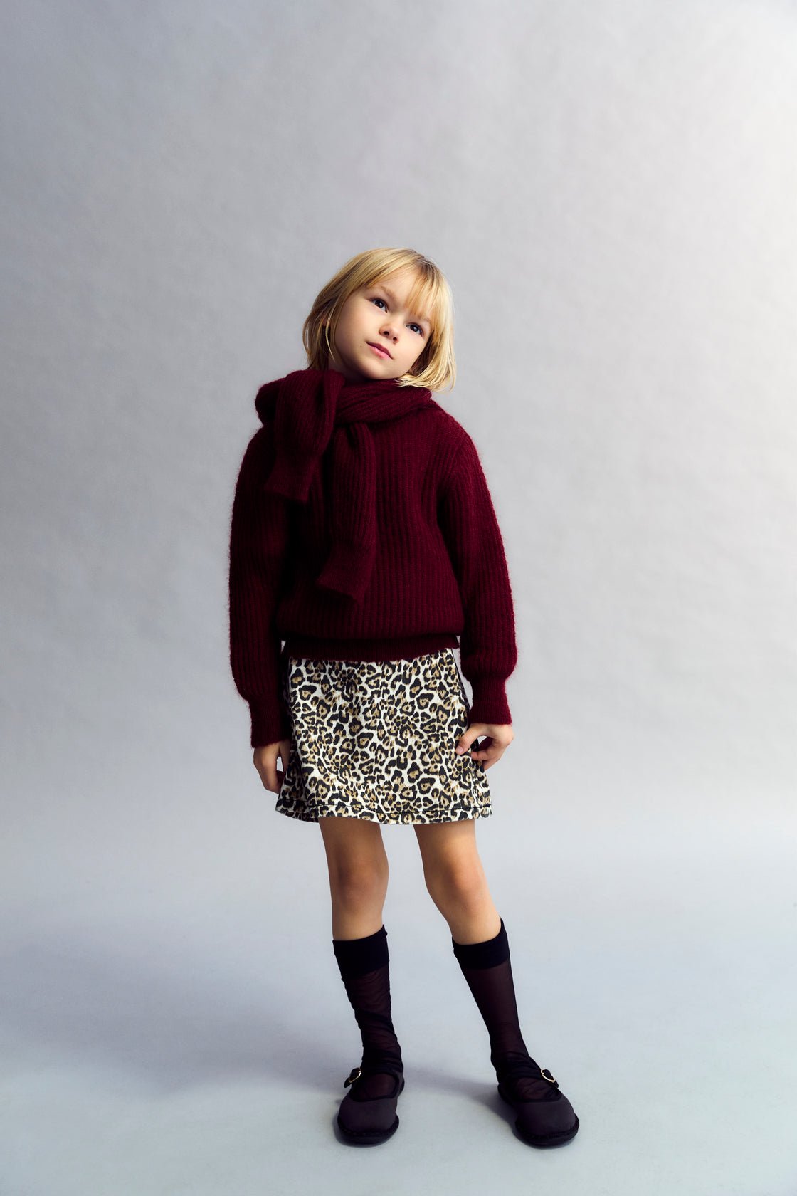 This short denim skirt is made from 100% BCI cotton, combining sustainable quality with style. Featuring a bold leopard animal print, it brings a trendy edge to a classic denim design