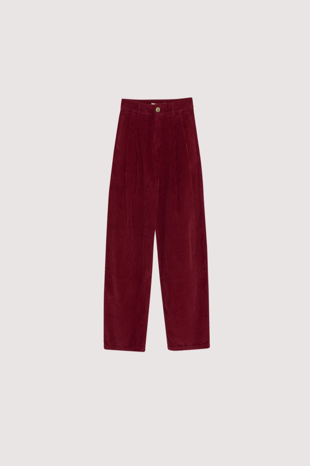 
Our classic wide-leg corduroy pant with front double-pleat detailing.