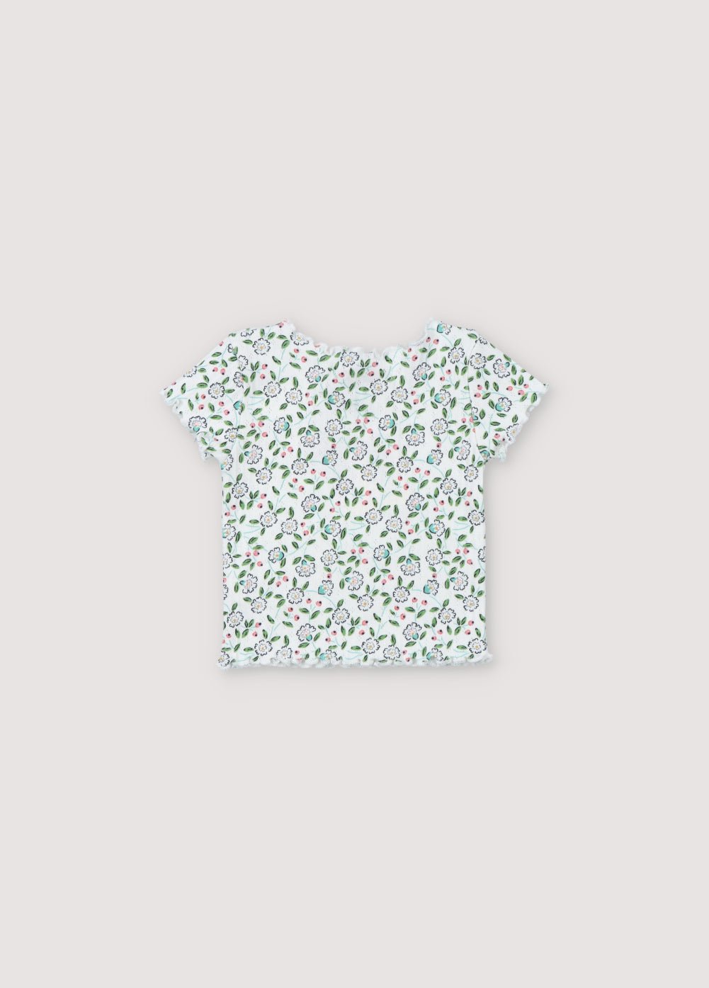 Nicolette Baby Tee Jasmine Flowers Print