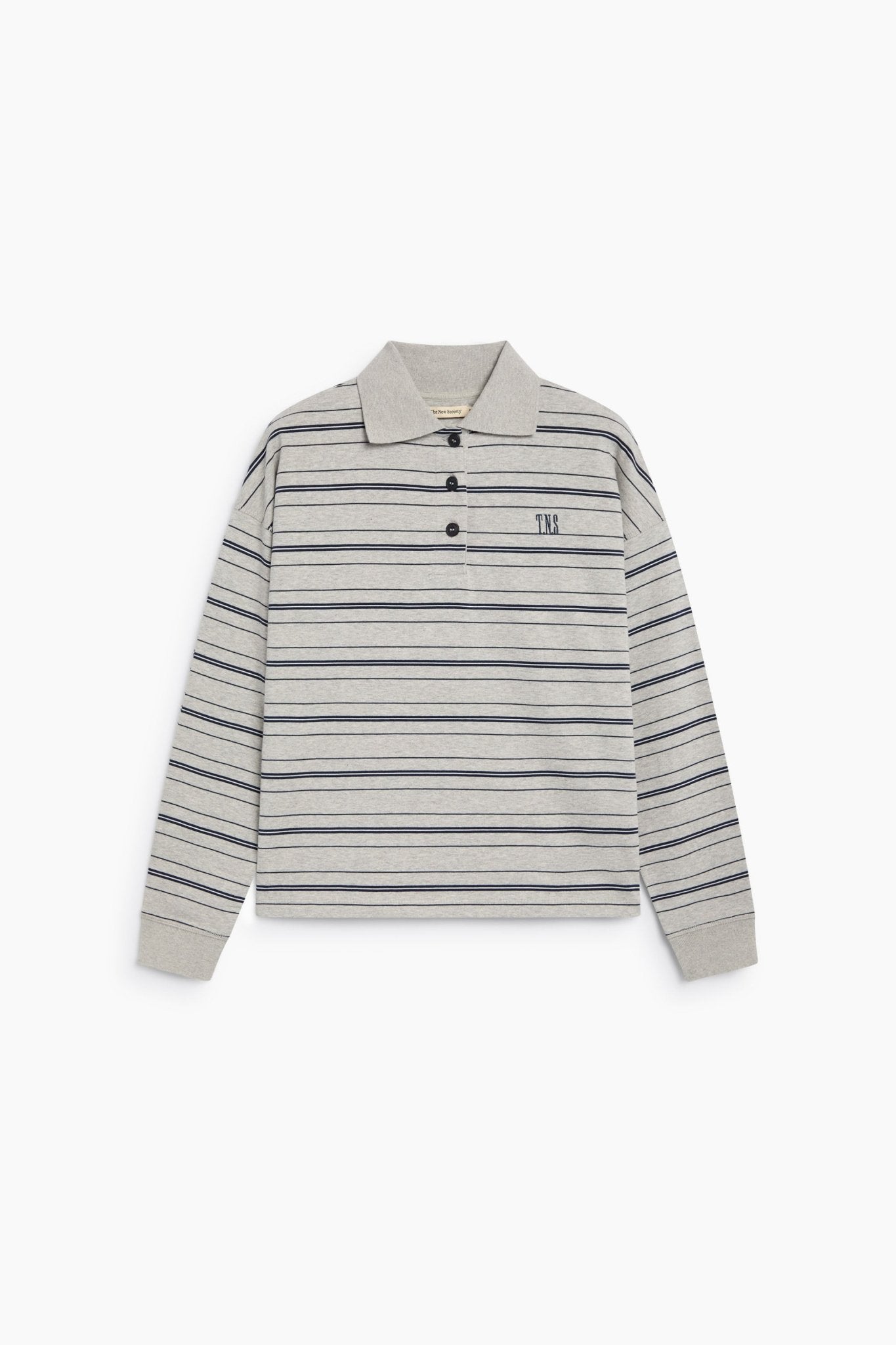 Polo Mujer Ona Raya Iris Negro