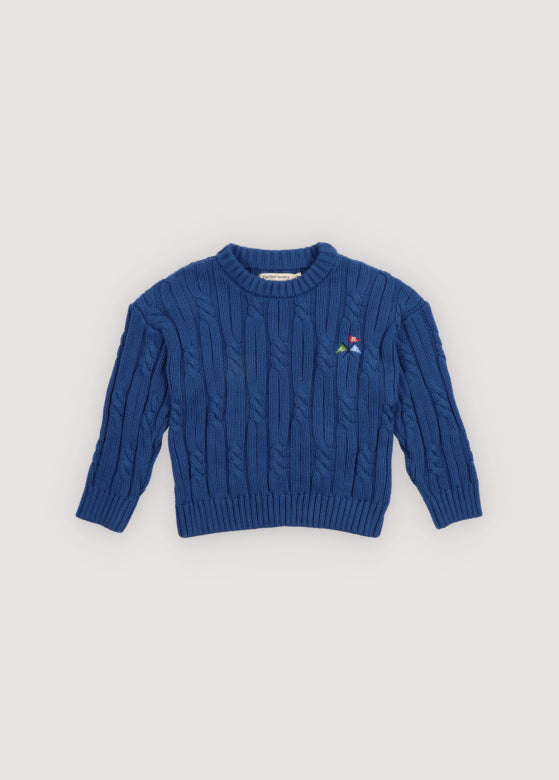 Bluebell Pullover Deep Sea Blue_Sampling