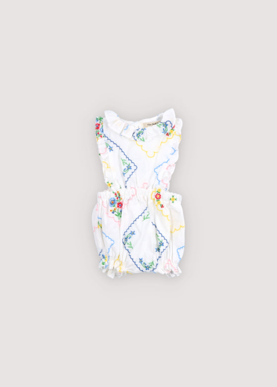 Jacinthe Baby Romper Multicolor Embroidery_Sampling