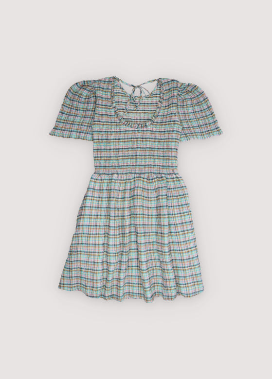 zinnia Teen Vestido Zinnia Check_Sampling