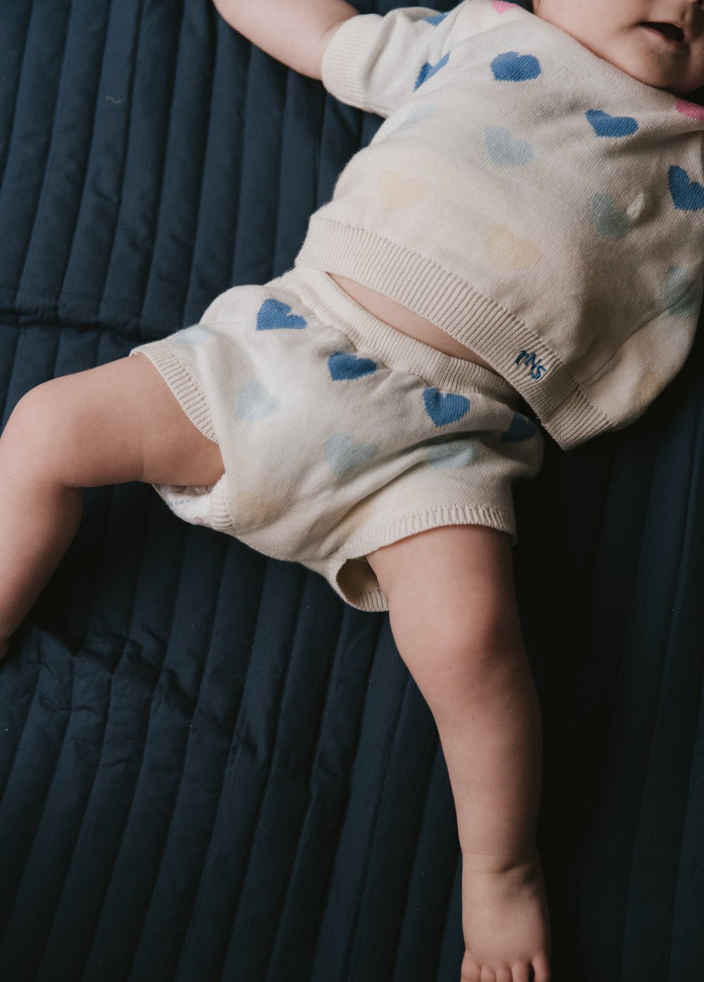 ピンピリン ベビー ジャンパー マルチカラー ハート