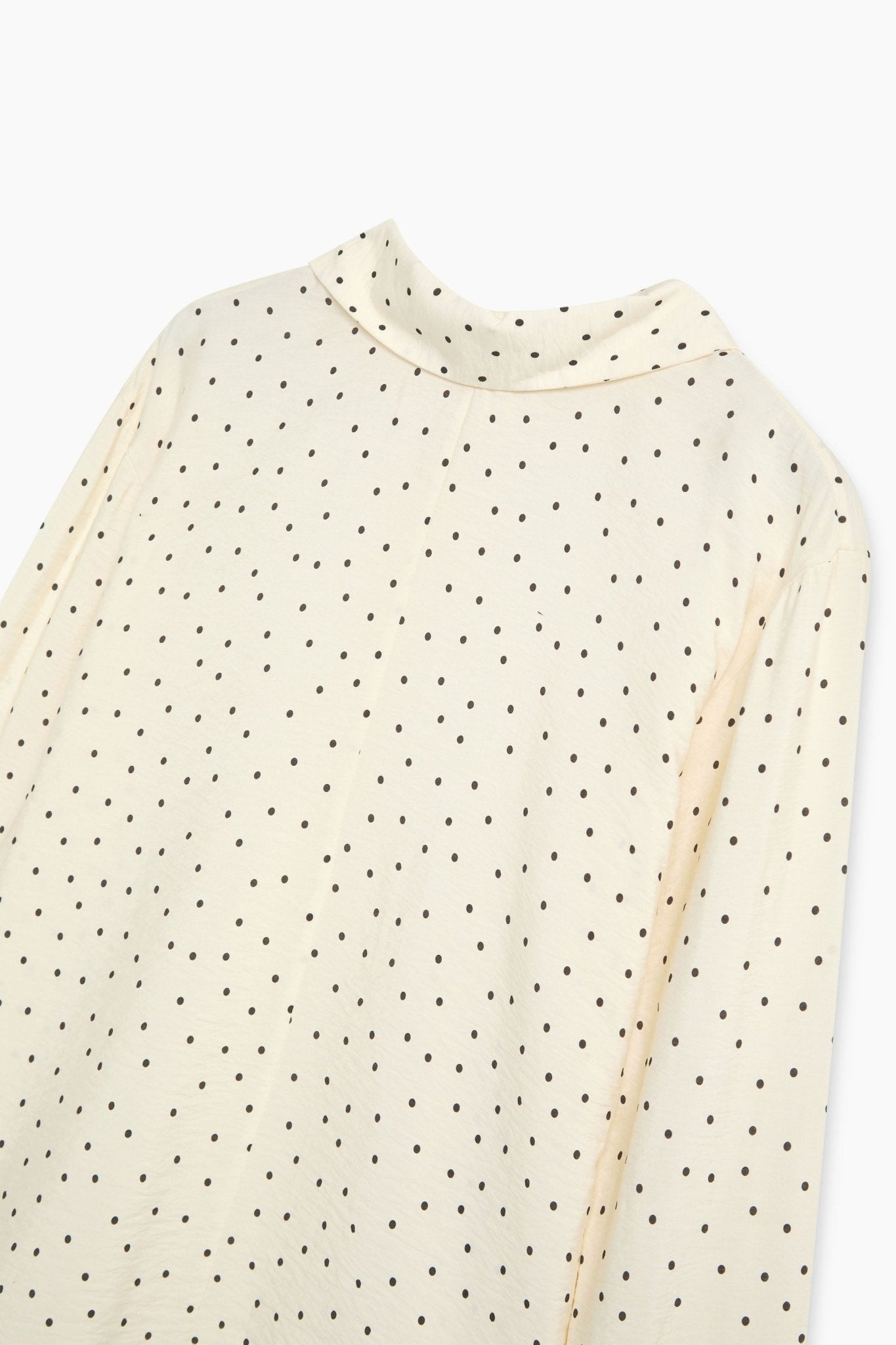 Gepunktete Damenbluse