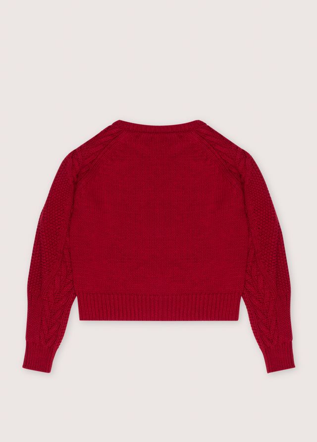 Tibet Woman Jumper Ruby Dusk