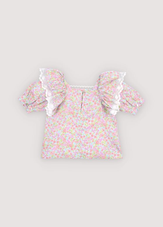 Rose Blouse Rose Print_SamplingBlouse