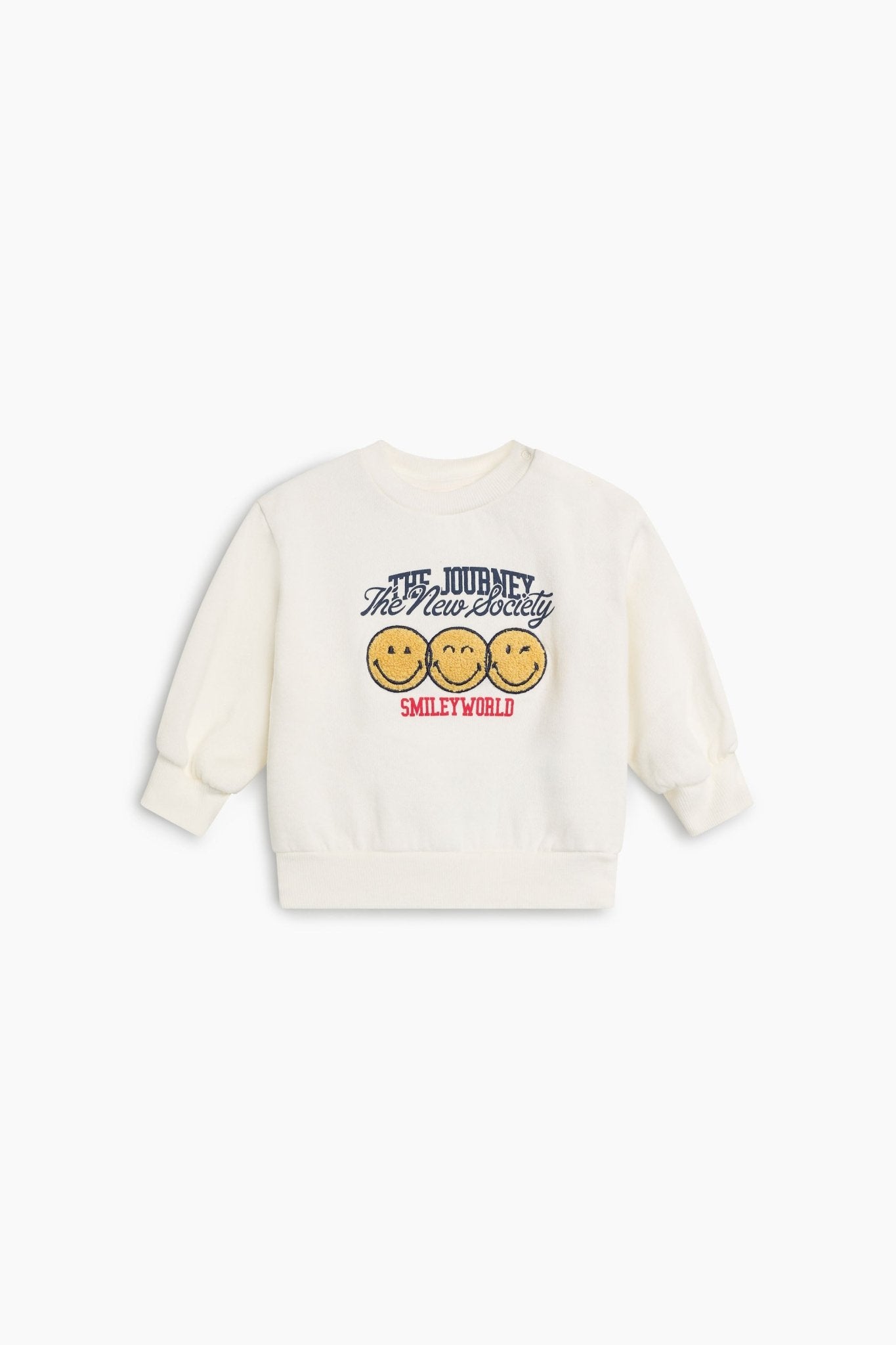 Sweat Bébé Smiley Murmure Blanc
