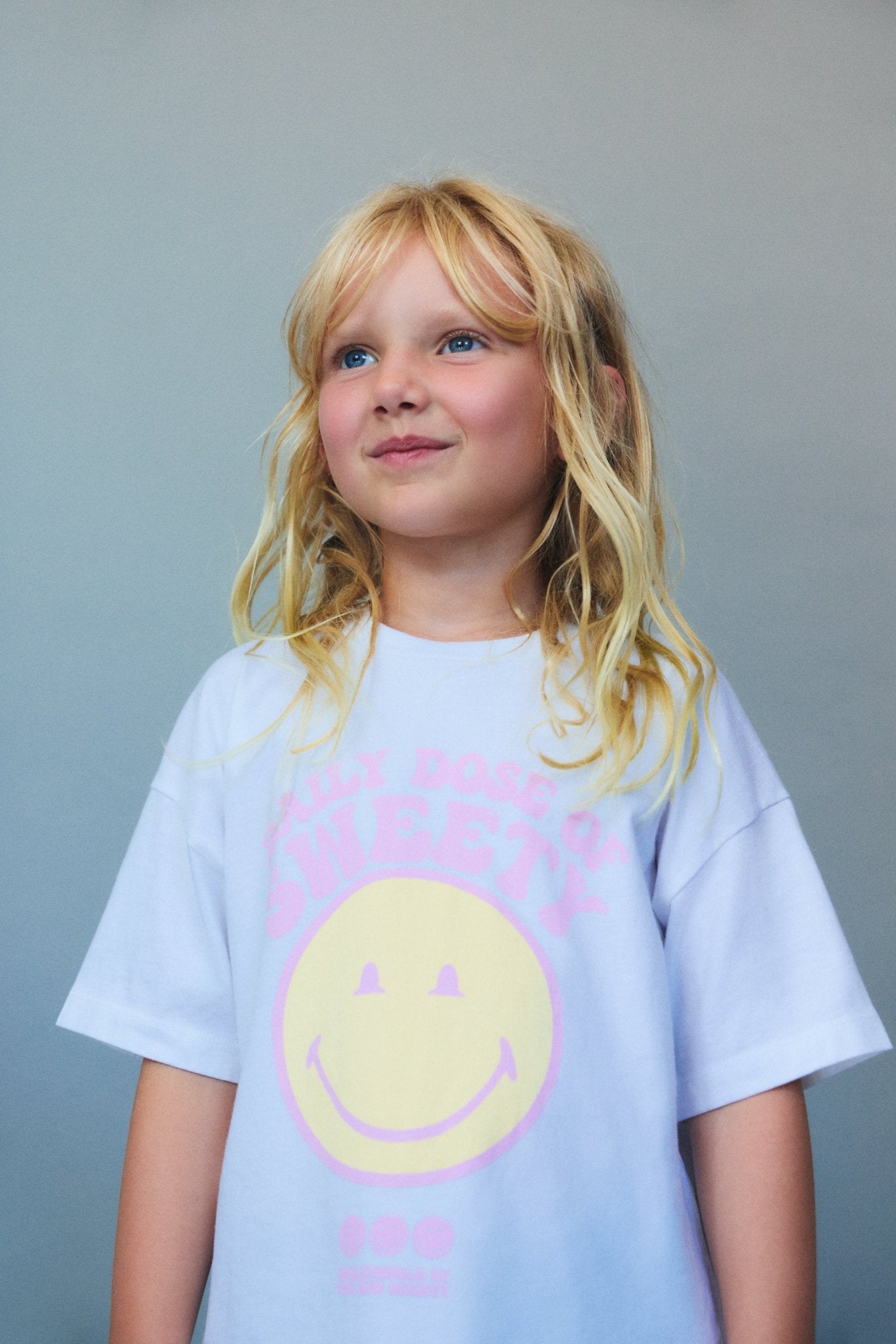 T-Shirt aus weichem Baumwolljersey mit kontrastierendem SmileyWorld®-Aufdruck auf der Vorderseite.