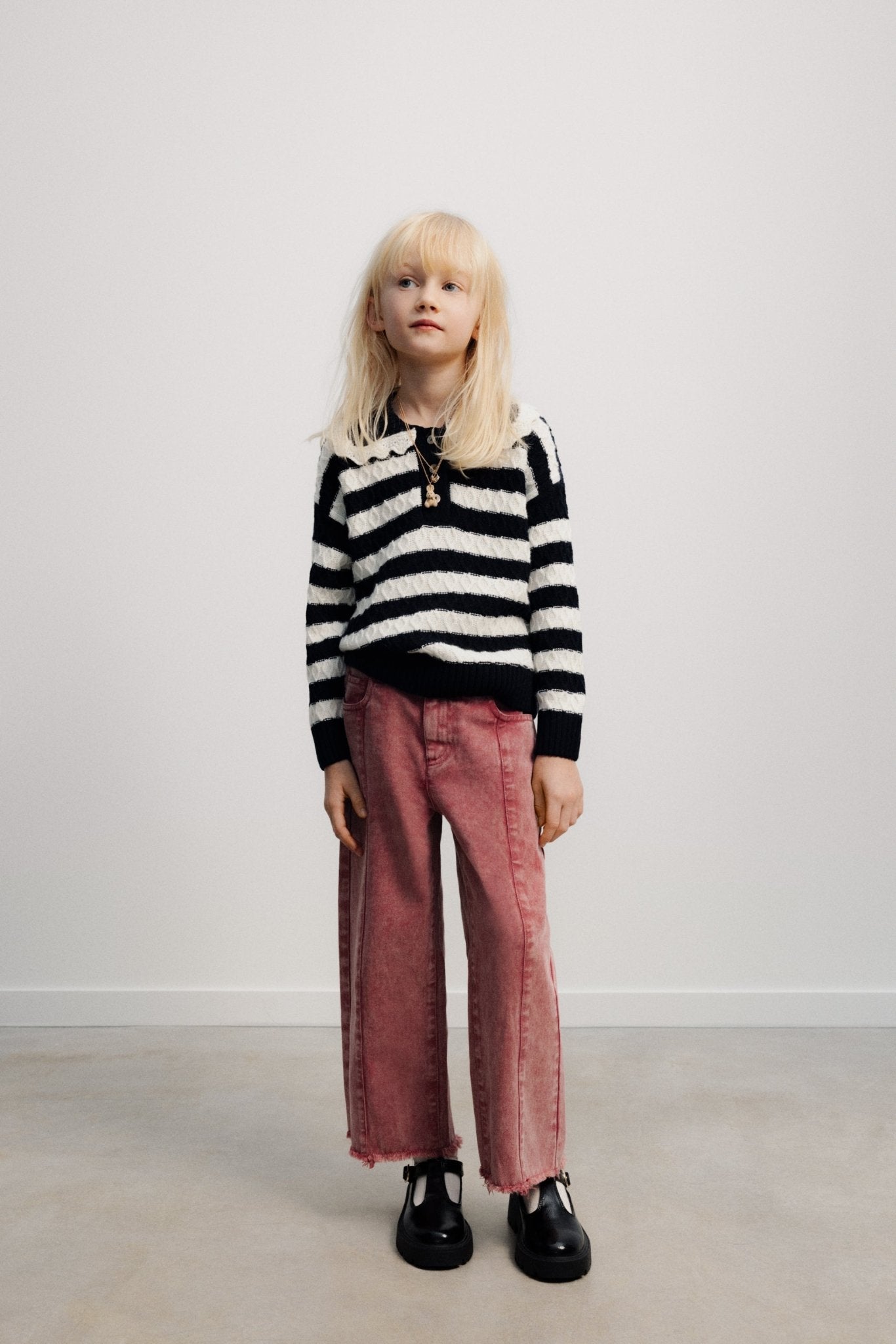 Pantalon large en jean TNS