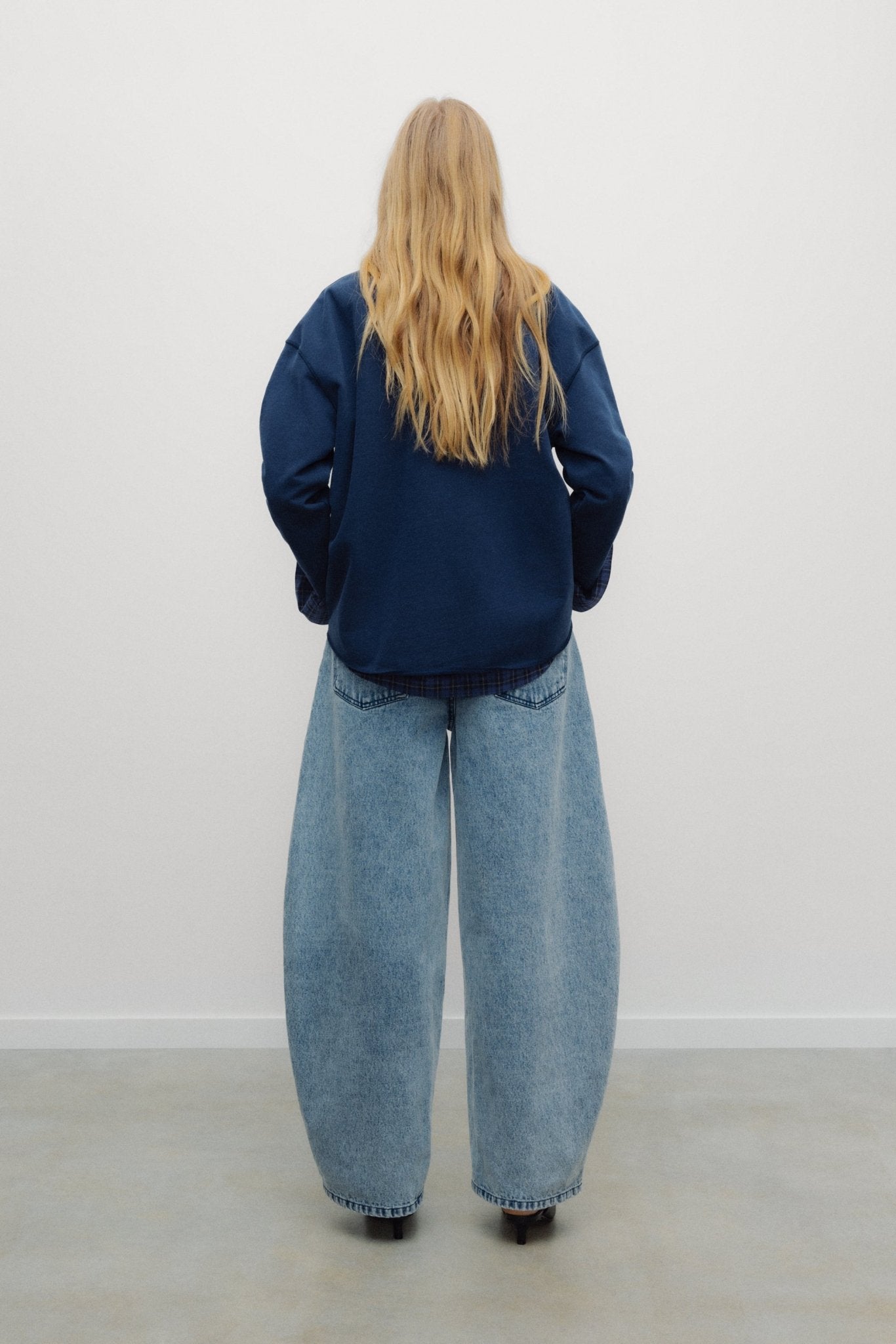 TNS Denim Woman Curved Trouser