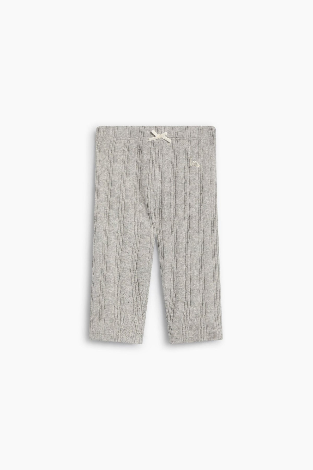 TNS Logo Baby Legging Mid Grey Melange
