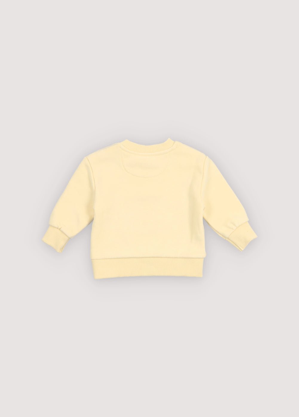 TNS Logo Baby Sweatshirt Soft Lemon _Samplingsweatshirt