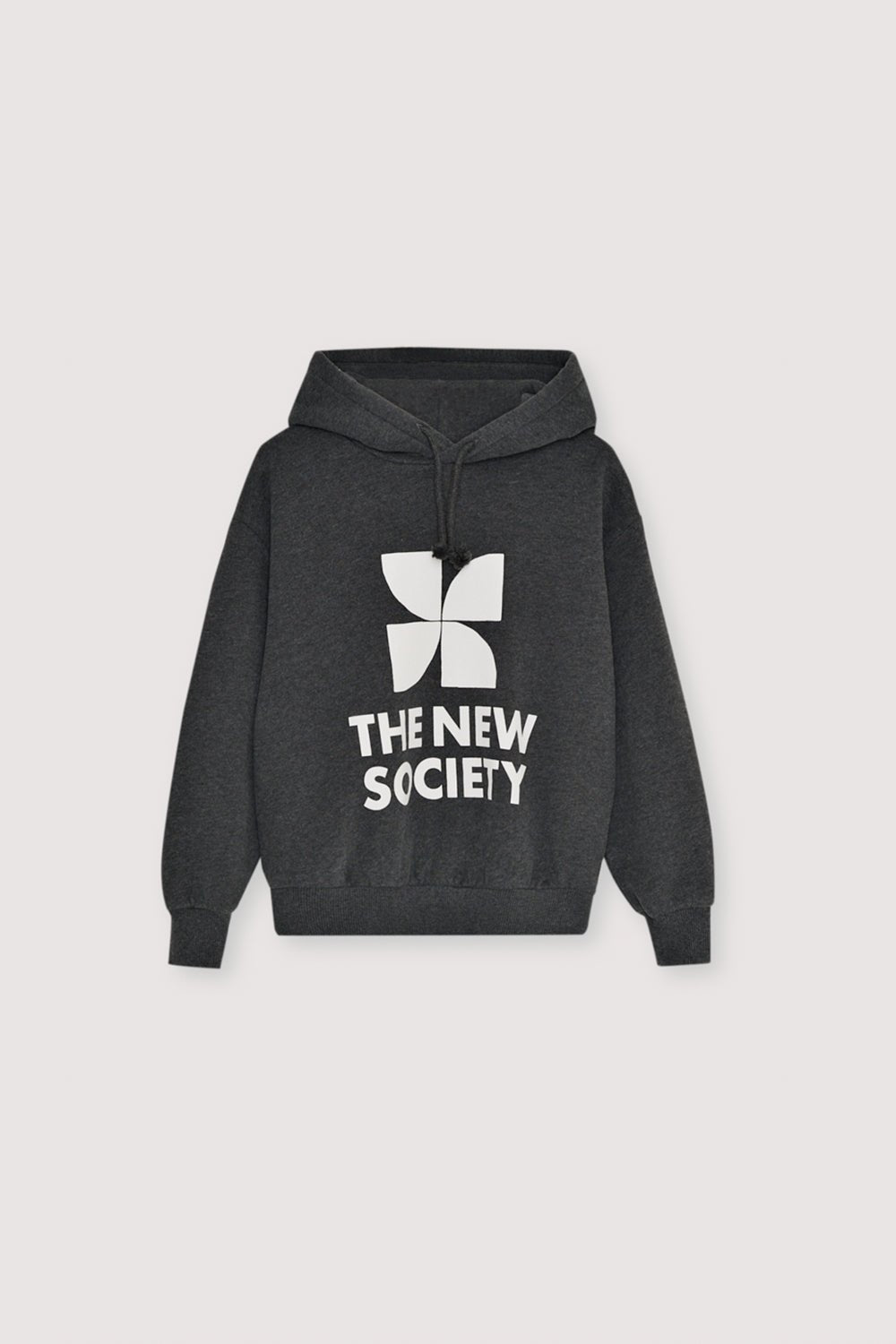Envuélvete en comodidad y estilo con esta sudadera con capucha Galactic Grey, que presenta un llamativo logotipo de la marca en contraste en el frente.