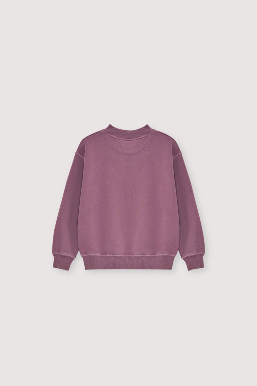 Acogedora y elegante, esta sudadera de forro polar de algodón presenta un cuello acanalado y un hermoso estampado de la marca con purpurina en la parte delantera, que añade un toque de brillo al uso diario.