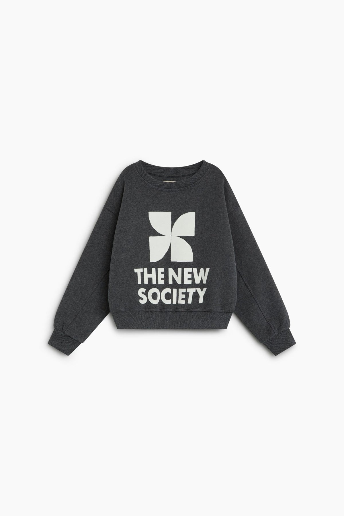 TNS Logo Sweatshirt Dark Grey Melange