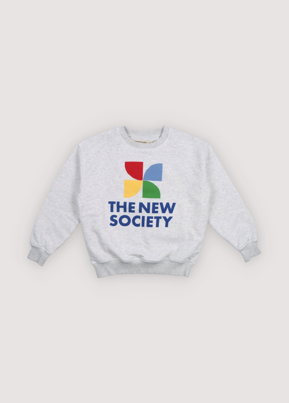 TNS Logo Sweatshirt Light Grey Melange