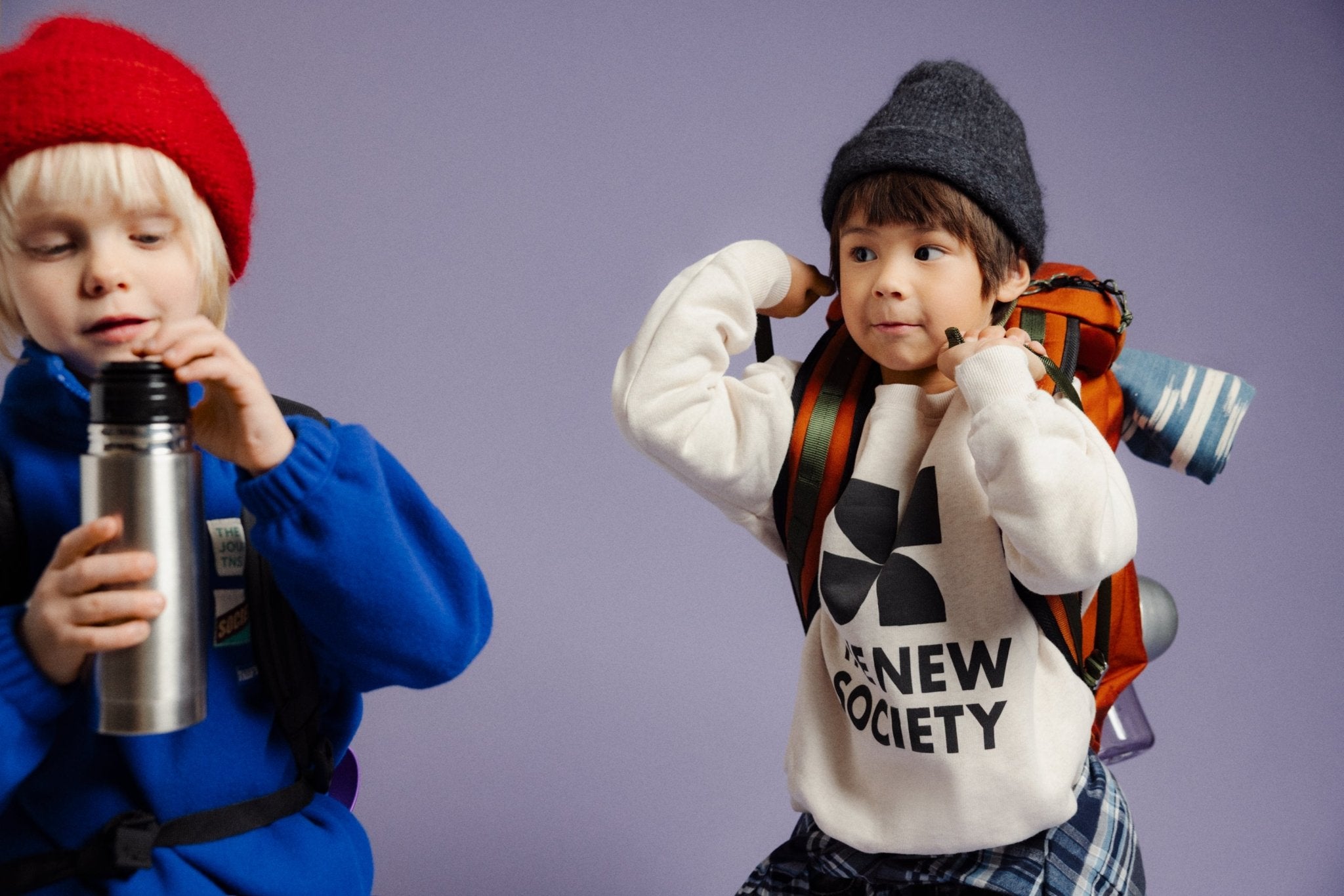 TNS Logo Sweatshirt Whisper White Melange