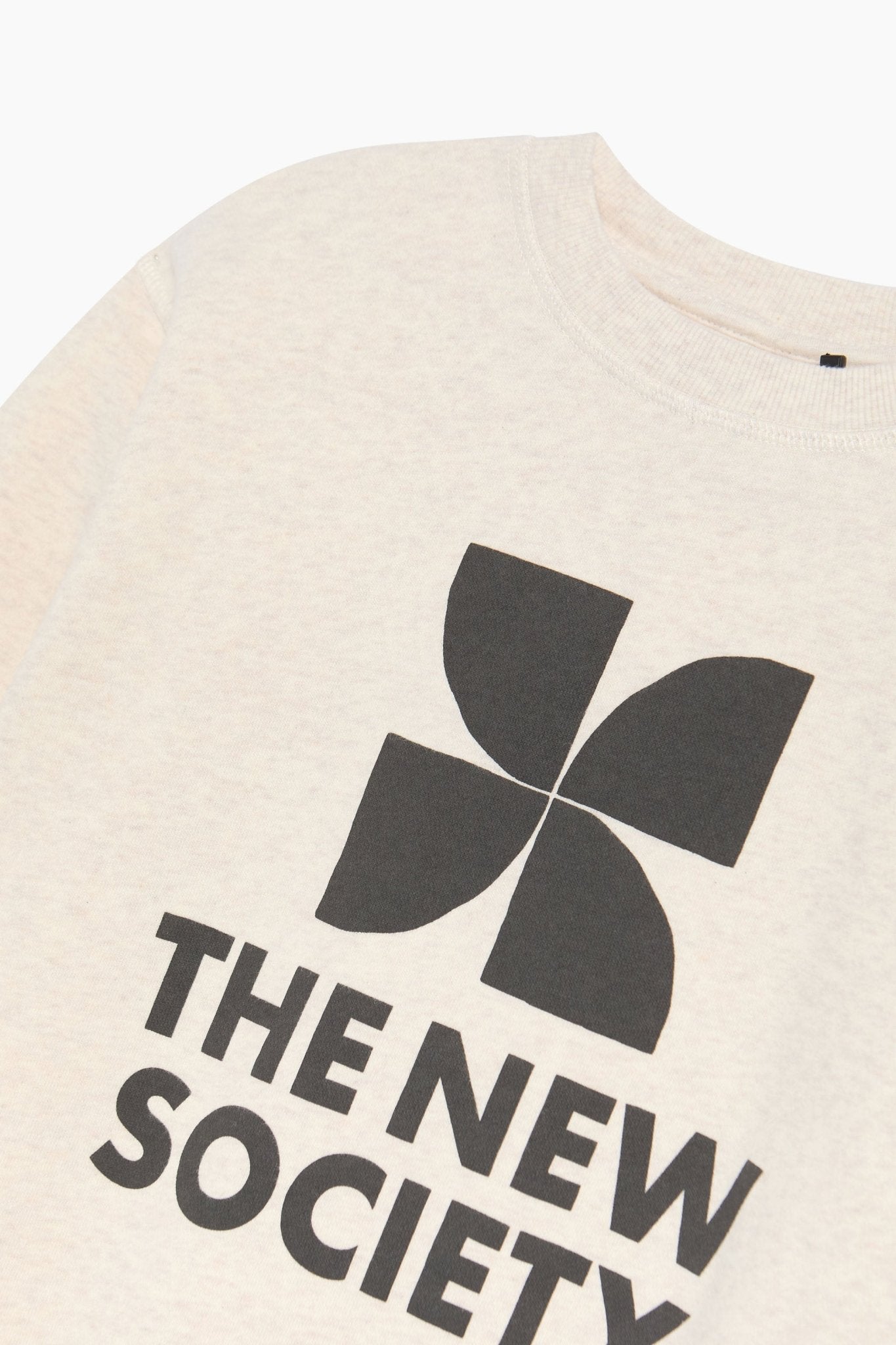 TNS Logo Sweatshirt Whisper White Melange