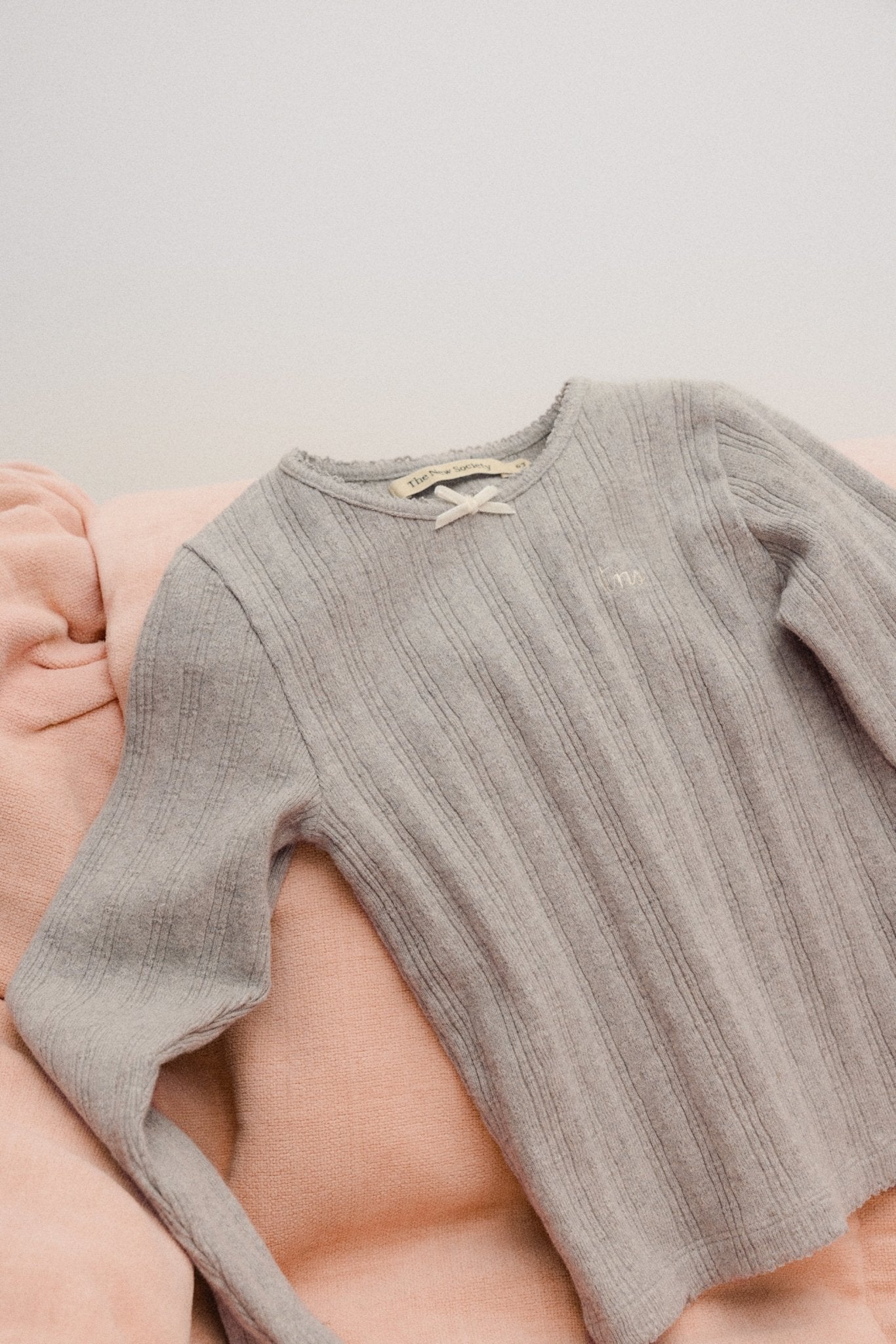 TNS Logo Tee Mid Grey MelangeT-shirts