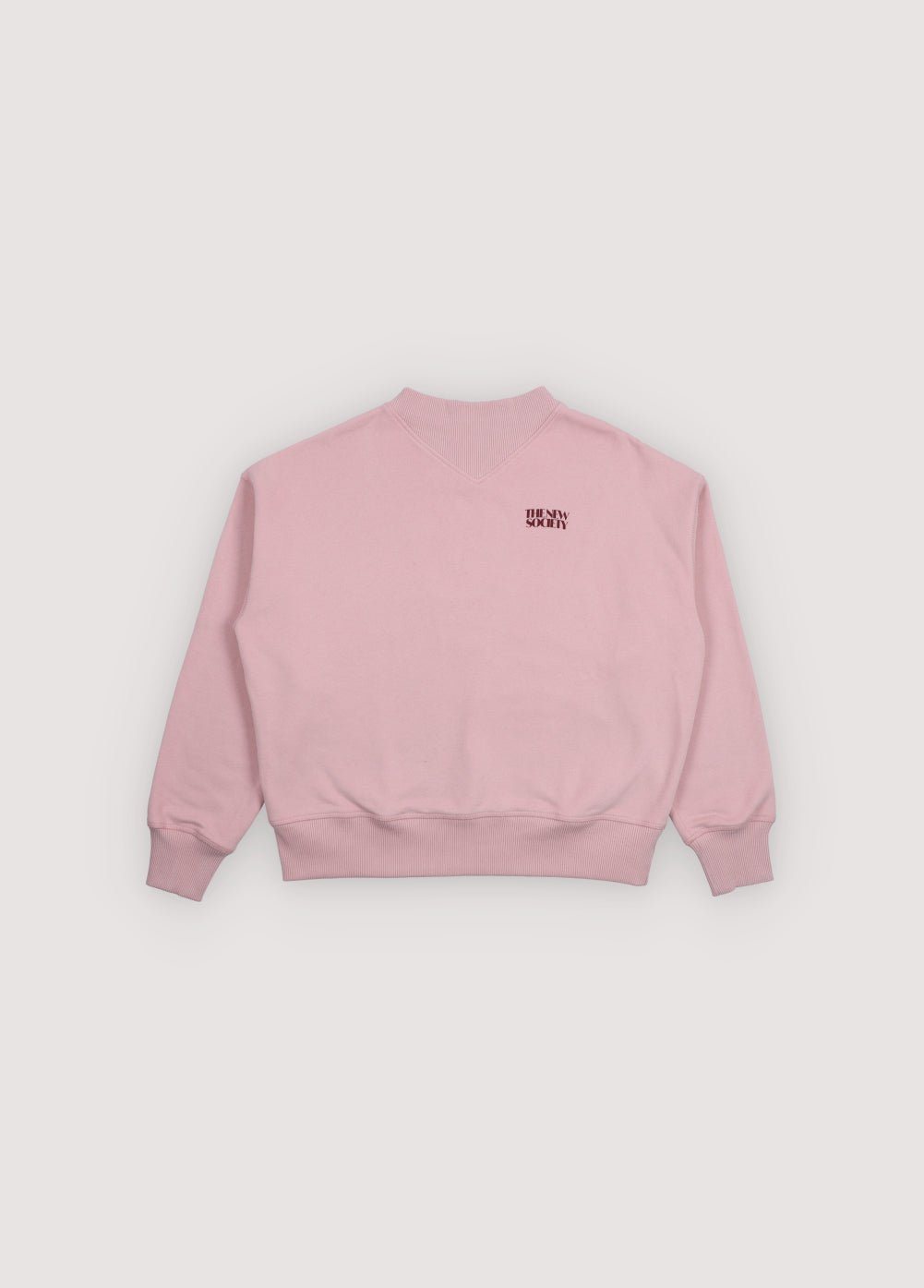 TNS Logo Teen Sweatshirt Faded Rose_Sampling