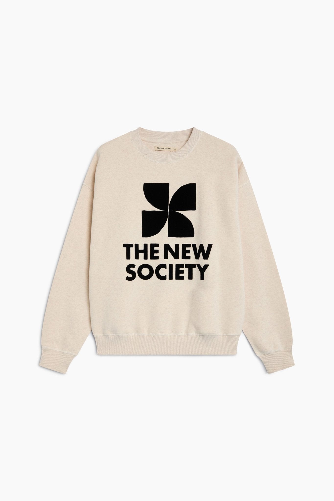 TNS Logo Damen Sweatshirt Whisper White Melange