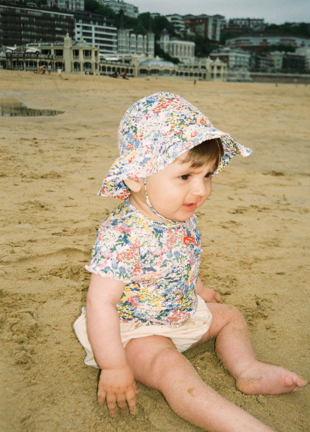 TNS Rib Baby Tee Verbena Print