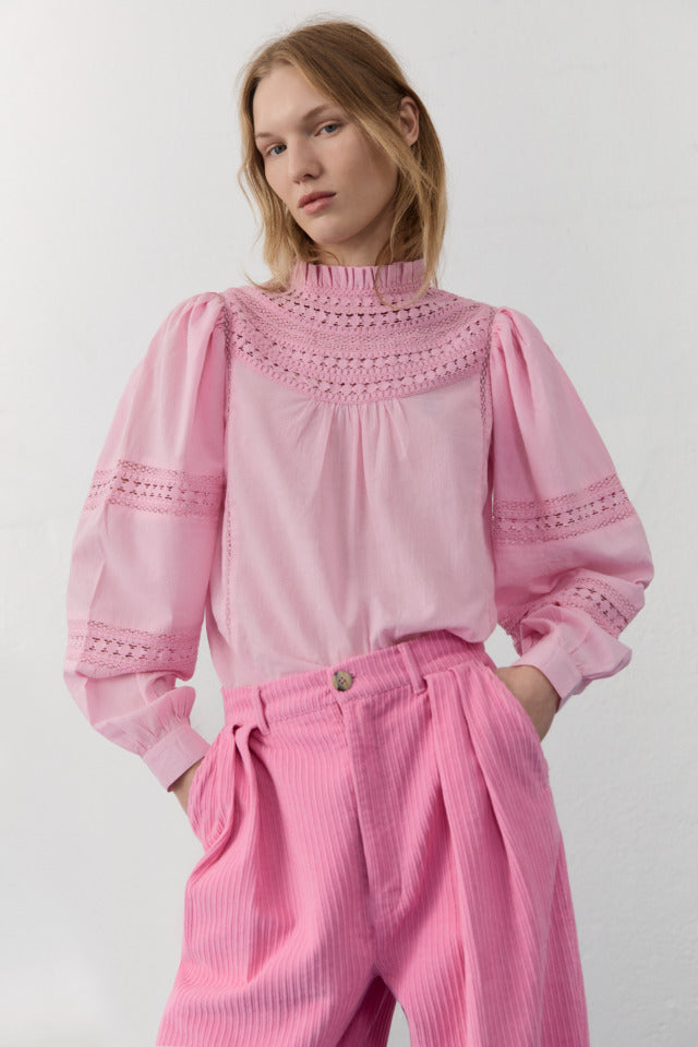 Blusa Paris Mujer Rosa Blush