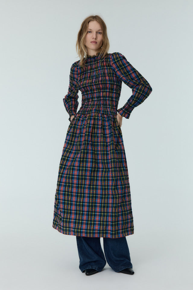 Mars Woman Dress Ruby Dusk Tartan