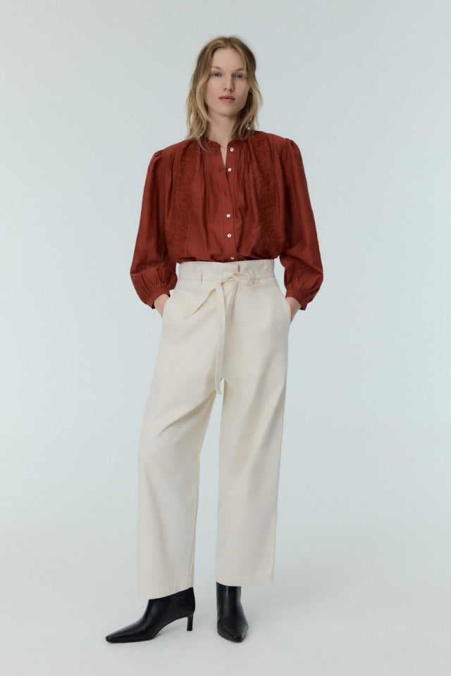 Nuuk Woman Blouse Ruby Dusk