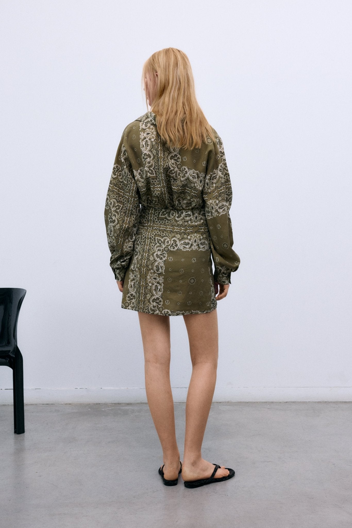 Waterlily Damenrock mit Bandana-Print